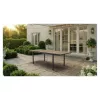 KETER Stół ogrodowy rozkładany Deco Porto Nova rozkładany 160-240 cm, odcień jesionu/czarny