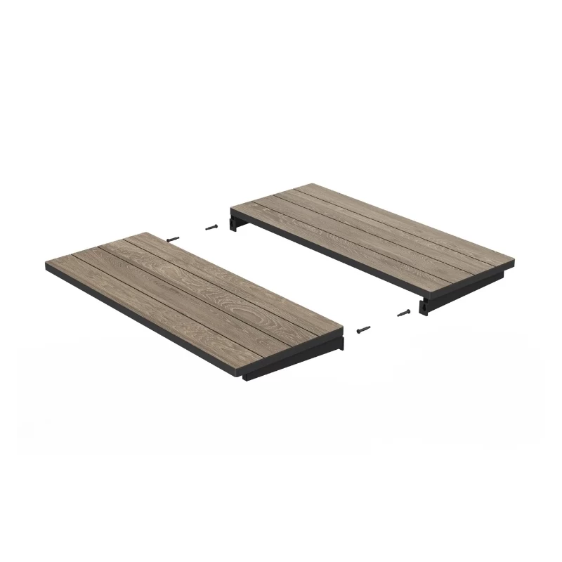 KETER Stół ogrodowy rozkładany Deco Porto Nova rozkładany 160-240 cm, odcień jesionu/czarny