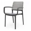 Fotel ogrodowy KETER Deco Porto Armchair jasnoszary/szary