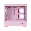 Zalman P30 V2, obudowa komputerowa mATX Mini Tower, 3 x 120mm wentylatory ARGB, różowa