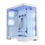 Obudowa komputerowa Zalman D50 White ATX Mid Tower z 3 wentylatorami ARGB i hartowanym szkłem