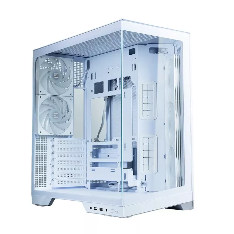 Obudowa komputerowa Zalman D50 White ATX Mid Tower z 3 wentylatorami ARGB i hartowanym szkłem