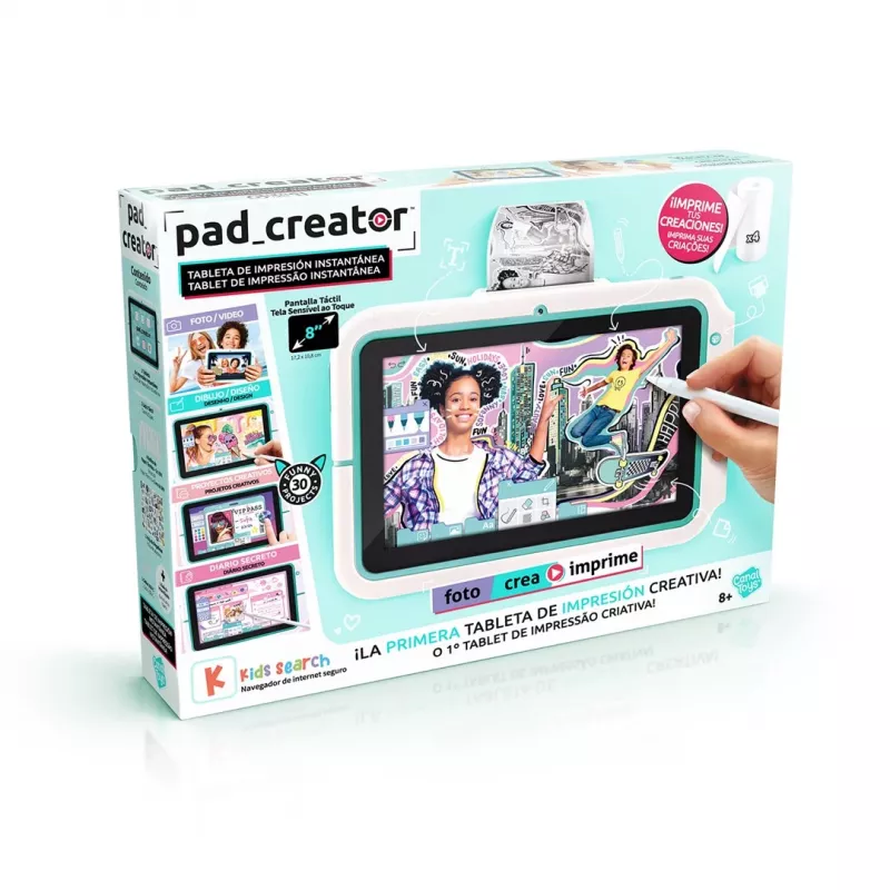 CANAL TOYS Canaltoys Tablet z funkcją natychmiastowego druku