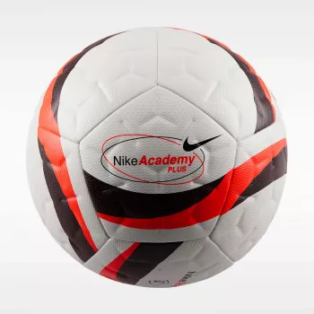 Piłka nożna Nike Academy Plus biało-pomarańczowo-czarna HV6261 100 5