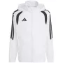 Kurtka dziecięca adidas Tiro 26 League Windbreaker biała JY9722 140cm