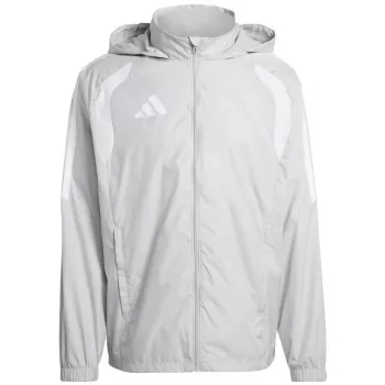 Kurtka dziecięca adidas Tiro 26 League Windbreaker szara KT2426 164cm