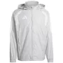 Kurtka dziecięca adidas Tiro 26 League Windbreaker szara KT2426 164cm