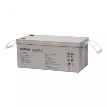 VIPOW BAT0419 Bateria żelowa 12V 200Ah – Deep Cycle VRLA do fotowoltaiki, UPS i telekomunikacji
