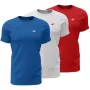 T-shirt męski 4F M4482 3-pak niebieski, biały, czerwony 4FWSS26TTSHM4482 90S XL