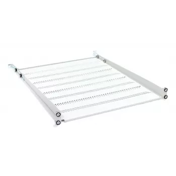 DIGITUS TN-19-550-1U-GY 1U Stała Półka Rack, 550 mm Głębokość, Szary RAL 7035, Obciążenie 25 kg