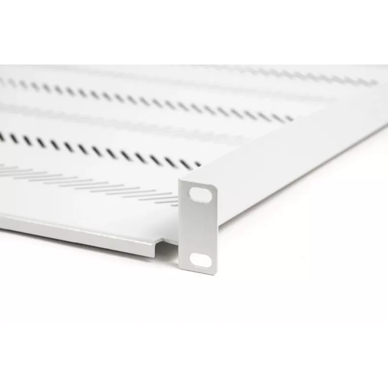 DIGITUS TN-19-550-1U-GY 1U Stała Półka Rack, 550 mm Głębokość, Szary RAL 7035, Obciążenie 25 kg