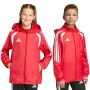 Kurtka dla dzieci adidas Tiro 26 League Windbreaker czerwona JY9724 164cm
