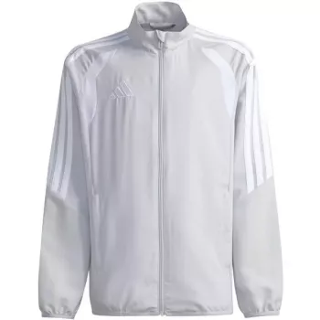 Bluza dla dzieci adidas Tiro 26 League Presentation jasnoszara JZ9053 164cm