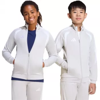 Bluza dla dzieci adidas Tiro 26 League Training jasnoszara JY7198 140cm