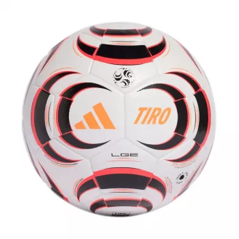 Piłka nożna adidas Tiro League biało-czarno-pomarańczowa KA5263 4