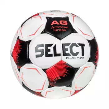 Piłka nożna Select FB Flash Turf v26 Fifa Basic 365.A1N biało-czarno-czerwona 110056 5