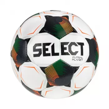 Piłka nożna hala Select Futsal Planet v26 FIFA Basic biało-czarno-pomarańczowo-zielona 1014387 310021 4