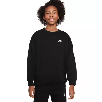 Bluza dla dzieci Nike Sportswear Club Fleece czarna FD2923 010 M