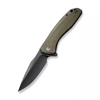 CIVIVI Baklash C801K Nóż składany 9Cr18MoV Zielona Micarta Coarse