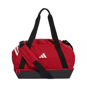 Torba adidas Tiro Duffle Small z dolną przegrodą czerwona JY7964