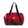 Torba adidas Tiro Duffle Small z dolną przegrodą czerwona JY7964