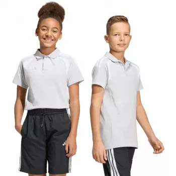Koszulka polo dla dzieci adidas Tiro 26 League szara KF3405 140cm
