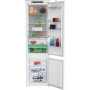 Lodówka BEKO BCNA306E4SN Do zabudowy, 193,5 cm, Klasa energetyczna E, HarvestFresh, Neo Frost, Metal Wall