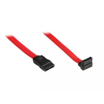 Kabel danych EXSYS SATA III z kątowym złączem, 0,5 m, czerwony EX-K3605