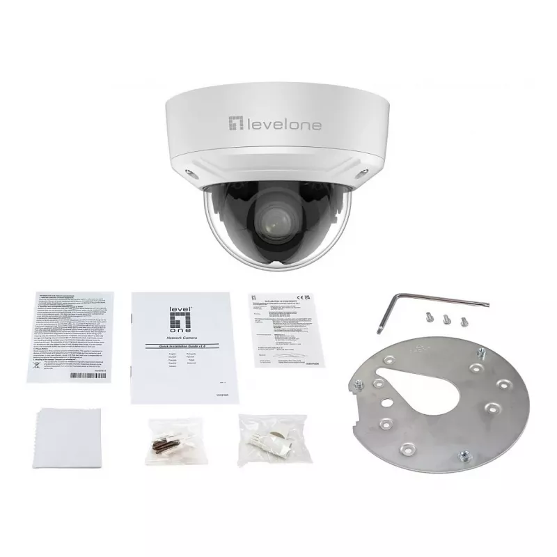 Kamera IP kopułkowa LevelOne FCS-3461 2MP 4x Zoom H.265 PoE Indoor/Outdoor
