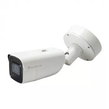 LevelOne FCS-5212 6MP zewnętrzna kamera IP typu bullet z silnikowym obiektywem zmiennoogniskowym, H.265, nocna wizja IR, PoE, IP66, IK10