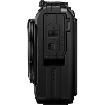 OM System Tough TG-7 Czarny Wytrzymały Kompaktowy Aparat, 12 MP, Wideo 4K, Wodoodporny do 15 m