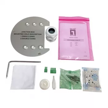 LevelOne FCS-3616 6MP zewnętrzna kamera IP typu dome z podczerwienią, PoE, H.265