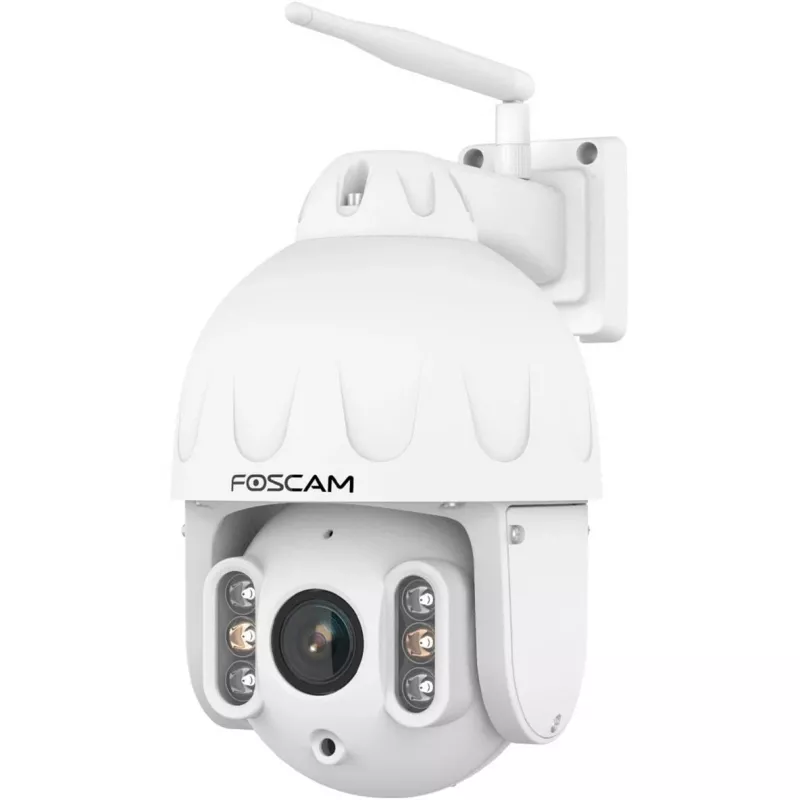 FOSCAM SD8P Zewnętrzna kamera Wi-Fi obrotowa Pan/Tilt, 8MP 4K, 4x zoom optyczny, IP66, biała