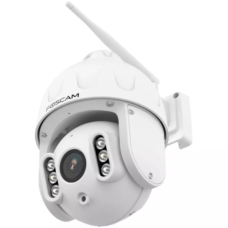 FOSCAM SD8P Zewnętrzna kamera Wi-Fi obrotowa Pan/Tilt, 8MP 4K, 4x zoom optyczny, IP66, biała