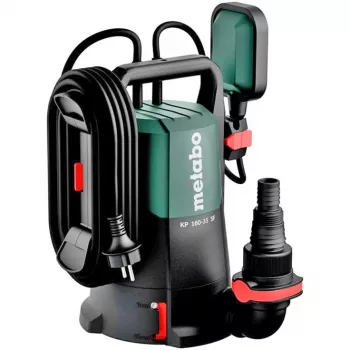 Metabo KP 160-35 SF pompa kombinowana zatapialna/ciśnieniowa 500 W, 16000 l/h, 7,5 m, cząstki 35 mm, kabel 10 m, czarno-zielona 601792000