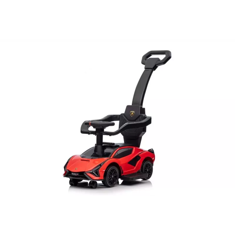 LEAN TOYS Lamborghini QLS-996T Jeździk z rączką do pchania Czerwony