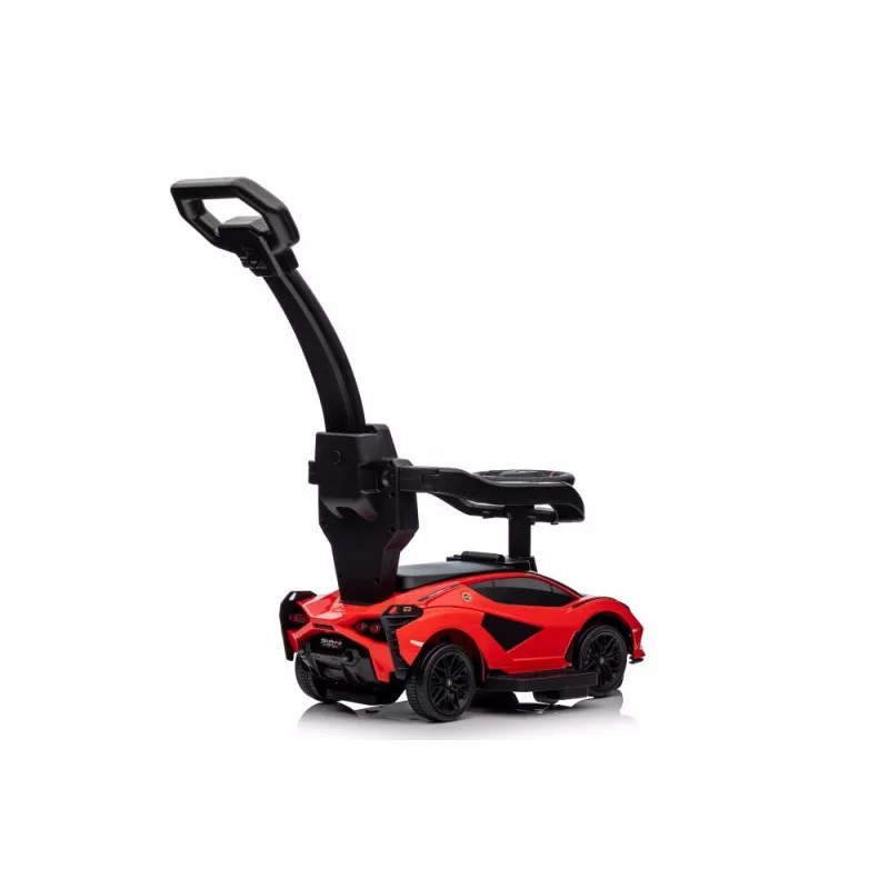 LEAN TOYS Lamborghini QLS-996T Jeździk z rączką do pchania Czerwony