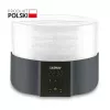 Zelmer ZFD2025 Suszarka do żywności, 5 sit, 520 W, elektroniczna regulacja temperatury 35-70°C, timer 1-48h, wyświetlacz LED, biało-szara
