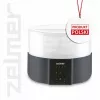 Zelmer ZFD2025 Suszarka do żywności, 5 sit, 520 W, elektroniczna regulacja temperatury 35-70°C, timer 1-48h, wyświetlacz LED, biało-szara