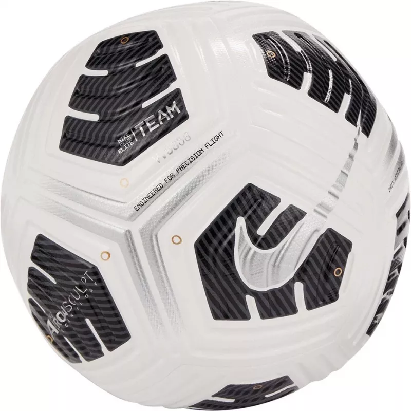 Piłka nożna Nike Club Elite Team White-Black-Silver CU8053 100