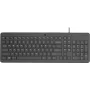 HP 150 Przewodowa Klawiatura Turecka Q USB Czarna 664R5AA#AB8