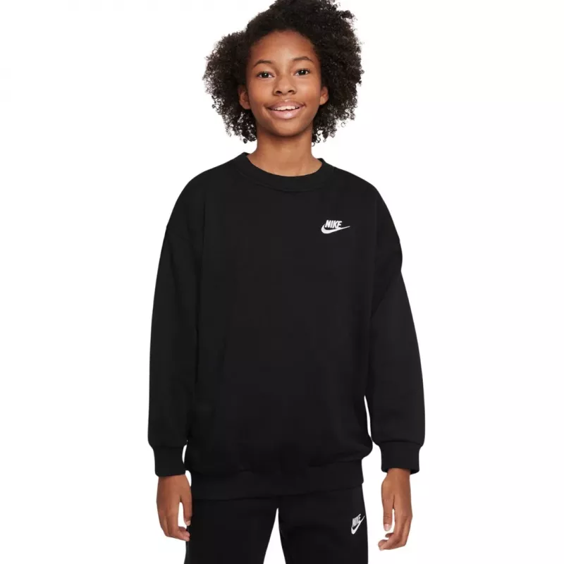 Nike Sportswear Club Fleece dziecięca bluza czarna S