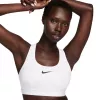 Nike Swoosh biustonosz sportowy o średnim wsparciu biały XL