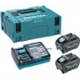 Makita PSKGRT2J XGT 40V max zestaw zasilający z 2 bateriami 5,0Ah i szybką ładowarką