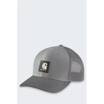 Czapka trucker Carhartt Rugged Flex Twill MeshBack Asphalt