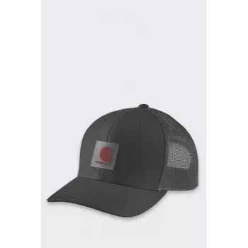 Czapka z daszkiem Carhartt Twill Mesh-Back z naszywką logo - Czarna