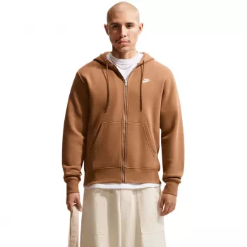 Nike Club BB Bluza z pełnym zamkiem męska jasnobrązowa 2XL