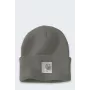 Damska czapka zimowa z satynową podszewką - Dusty Olive