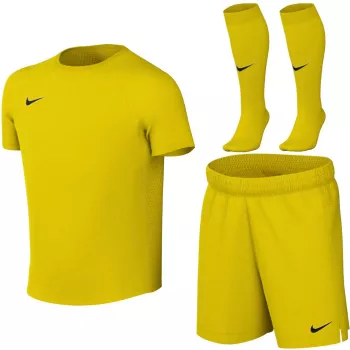 Nike Dri-FIT Park VIII dziecięcy zestaw piłkarski Opti Yellow/Czarny rozmiar S