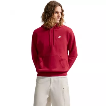 Bluza z kapturem męska Nike Club Fleece University Red 2XL